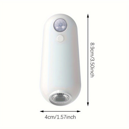 Lámpara de sensores de movimiento inteligentes Shenzhi Tech: Lámpara nocturna de inodoro RGB recargable por USB para hogar y baño - Ajustable, montaje en pared, interruptor remoto, carga por USB, luz LED, 36V o inferior, no resistente al agua